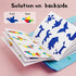 BEESTECH Wooden Tangram Puzzle Book, Travel Games for Kids, Educational Learning Puzzles Toys for Boys and Girls 3-8