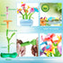 BIRANCO Flower Garden Building Set, 138 PCS Fun Stacking Toys for Toddlers Age 3-6, Educational STEM Gardening Gift