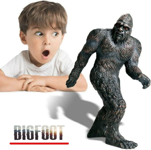 Bigfoot Figurine, 5" Legendary Monster Sasquatch Plastic Model Decoration Toy Creature Collector Figure