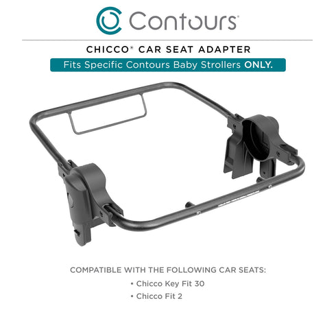 Contours Infant Car Seat Adapter Accessory, Exclusive Compatibility with Select ContoursBaby Baby Strollers and Chicco