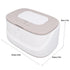 NOENNULL Baby Wipe Warmer Adjustable Temperature Large Capacity Wet Wipes Heater Dispenser with Night Light (Grey)