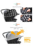 Manito Sun Shade for Strollers and Car Seats - Scandi Mosaic Black, UPF 50+