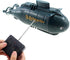 Tipmant Mini RC Nuclear Submarine Toy, Remote Control Electric Dive Fish Water Tank Kids Gifts (Blue)