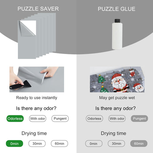 96 16 1000 Puzzle Saver Sheets - Sheets, Peel & Stick, Preserve Puzzle