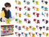 26 Cyeah Alphabet Robot Toys for Preschool Kids Education, Transforming Robotic Toys Pieces