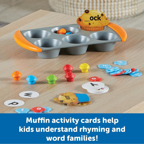 Set, 4+,70 Learning Resources Mini Muffin Phonics Activity Preschool Toys, Preschool Learning Activities, Play Food