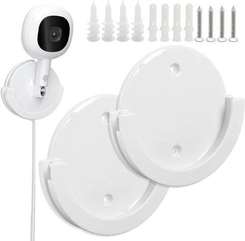 Terixe 2 Pack Wall Mount Bracket Compatible with Nanit Flex Multi-Stand - Round,