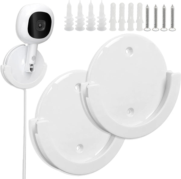 Terixe 2 Pack Wall Mount Bracket Compatible with Nanit Flex Multi-Stand - Round,