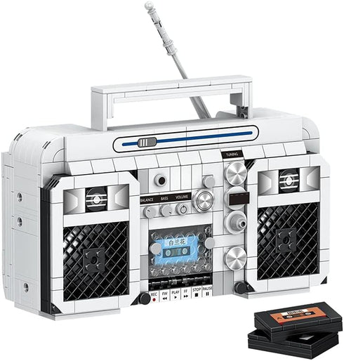 Uvini Adult Building Set - Classic Retro Series Radio, 645pcs, Best Gift for Adults, Teens