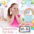 200PCS Elastic Hair Ties, No Crease Small Ponytail Holders for Kids Girls Baby Toddler Hair Accessories