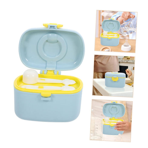 GARIOUANS 2Pcs Backpacks Portable Milk Powder Storage Container Travel Friendly Formula Dispenser for Boy Girl Compact
