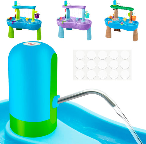 Ultimate Water Table Pump - 3 Hours of Non-Stop Fun for Kids, Battery Powered Water Pump for Summer Activities