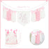 1/2 6 Birthday High Chair Banner, Half-Year Crown Hat, Months Party Decorations, Baby Photo Props with Pink Bow