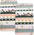 Soft Animals Printed Crib Sheet for Boys Girls,2 Pack Crib Mattress Sheet