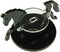 LITKO Horse Character Mount for Role Playing Games | Compatible with DND Pathfinder | (40mm Circular Base, Black)