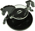 LITKO Horse Character Mount for Role Playing Games | Compatible with DND Pathfinder | (40mm Circular Base, Black)