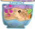 Polly Pocket Dolls & Playset, Seaside Puppy Ride Compact with 11 Accessories, Travel Toy with Fidget Exterior