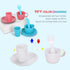 CUTE STONE Color Changing Kitchen Sink Toys, Electric Dishwasher Playing Toy with Running Water, Upgraded Faucet System