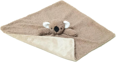 Baby Brown Koala Soft Stuffed Animal Security Blanket, Plush Lovey Blanket, Cuddly Newborn Snuggle Blankie for Boys