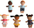 Basket of Buddies 8" Plush Diversity Dolls | Set of 5 Multicultural Toddler Dolls