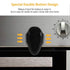 EUDEMON Childproof Oven Door Lock, 1 Pack, Easy to Install, Heat-Resistant Material, No Tools Needed (Black)
