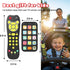iKOIHO Set, 6+ 1 Baby Phone TV Remote Toy Bilingual Play Phones Toy Remote for Baby with Music Light for Months, Early