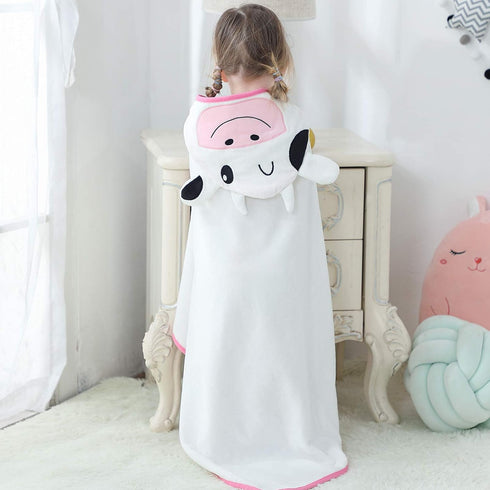 Swimming 0-6T, MICHLEY Unisex Baby Animal Hooded Bath Towel Soft Cotton Beach Bathrobe for Cow
