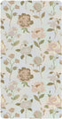 miaozhen Cotton Crib Sheets for Baby Boys Girls Soft Stretchy Spring Art Rose