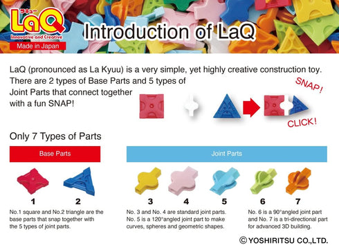 LaQ Insect World Mini Mantis | 64 Pieces | Creative, Educational Construction Toy Block | Age 5+ | Made in Japan