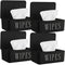 Singhoow 4 Pack Baby Wipes Dispenser Refillable Wipe Holder with Lid Toilet Wipes