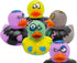 6-Pack Summer 2 Inches Halloween Zombie Rubber Duck Toy Duckies for Kids, Bath, Birthday Baby Showers Beach and Pool