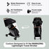 Rain Cover for MAMAZING Travel Stroller by SASHA'S - Clear Weather Shield (Stroller Not Included)