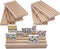 SUTIMSHE Mexican Train Domino Trays Set of 8,Natural Wood Domino Racks, Domino Tiles