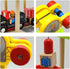 DSHMIXIA Set 3 4 5 Wooden Train Track Accessories Wooden Crane Toy with Train Cars for Year Old Boys Kids Other Major