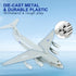 CORPER TOYS Diecast Plane Metal Pull-Back Aircraft Toys, Air Plane Model for Kids Birthday