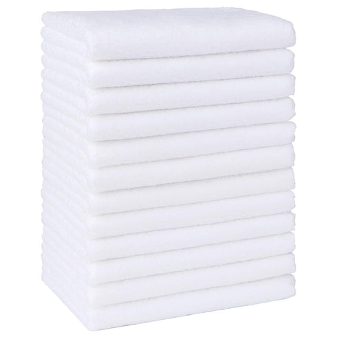 HOMEXCEL Baby Washcloths 12 Pack-Microfiber Coral Fleece Baby Bath Face Towel 7