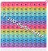LZDEMI operations1-100 Math Number Learning Pop Fidget Toy, Rainbow Colors, Large Square Math Educational Sensory Game
