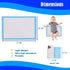 Abesto 100 Pack 17 inches 13 inches, Baby Disposable Changing Pad Liners, x Breathable Skin-Friendly, Leakproof Quick