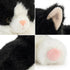 8 inches Cute Black Cat Stuffed Animal Plush Toy - Weighted & Soft, Cute Small Plushie Gift for Kids, Girls, Boys