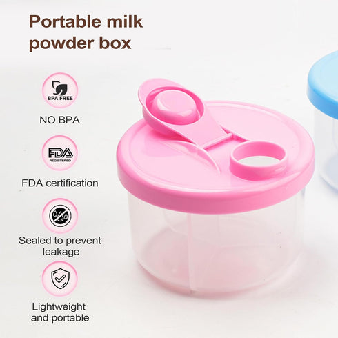 Generic 300ml Portable Formula Container - Child Milk Powder Storage Box,Formula Holder Travel Containers - for Home
