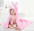 0-4 TONWHAR Years Toddlers' And Kids' Boys Girls Animal Face Hooded Blanket Baby's Bathrobe,Plush After Bath