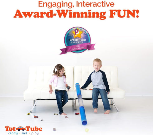 Playset Tot Tube - Toy Car and Ball Tunnel Ramp Race Track
