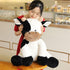 Cute Cattle Plush Toy, Cow Year Stuffed Animals Soft Doll for Kids, Birthday Gift (Black and White, 50cm/19inch)