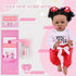 MAIHAO 22-Inch Lifelike Reborn Baby Doll, Soft Body Realistic African American Newborn Toddler Gift Box