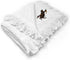 Fastasticdeals Custom Embroidery Nursery Bedding Baby Blankets for Boys & Girls Bull Riding