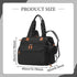 KiBcsLic Backpack Mommy, Diaper Bag Pacifier Case Oxford Cloth Holder Waterproof with Shoes Compartment Travel Bag