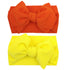 KIDOCHEESE Big Bows Headbands, Nylon Oversized Hair Accessories for Newborns, Infants, Toddlers, Kids