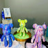 SOUFEEL DIY Fluid Bear Painting Kit, Teddy Bear Creative Home Decoration Handmade Doll for Birthday Gift