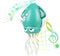 Dancing Octopus Baby Toy, Music & Interactive Sensory Toys for 3 6