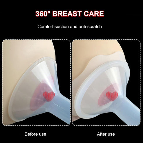 wengjack 102MM/4inch Silicone Pumping Accessory Breast Massage Cushions Breast Care Silicone Pumps Cushions for Nursing